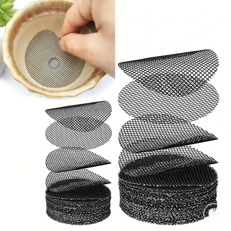 Grilles rondes de drainage pour couvrir les trous au fond des pots