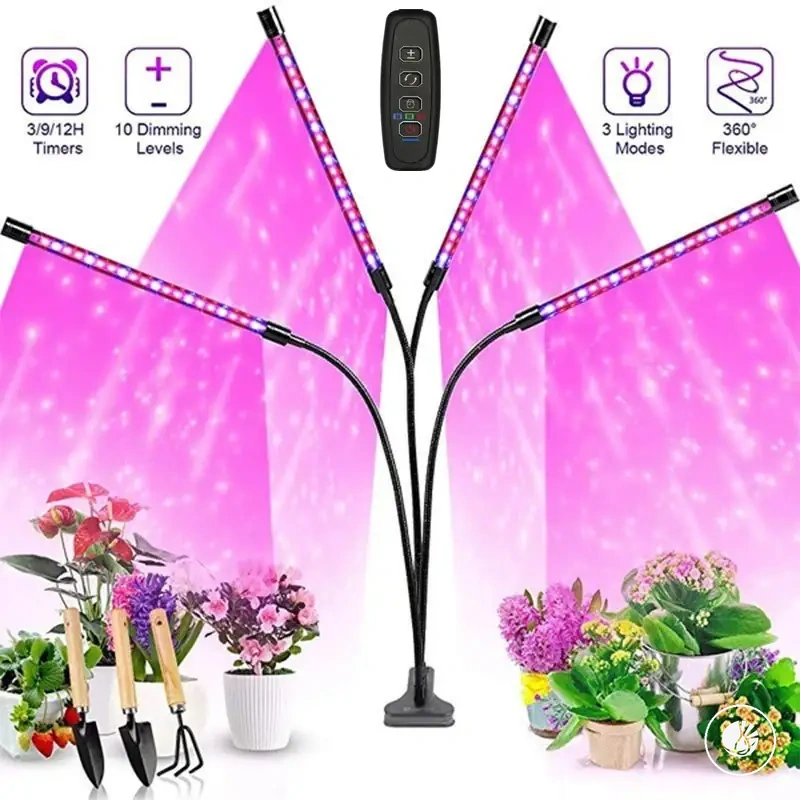 Kısma ve zamanlayıcı ayarlı USB tam spektrum LED bitki yetiştirme ışığı